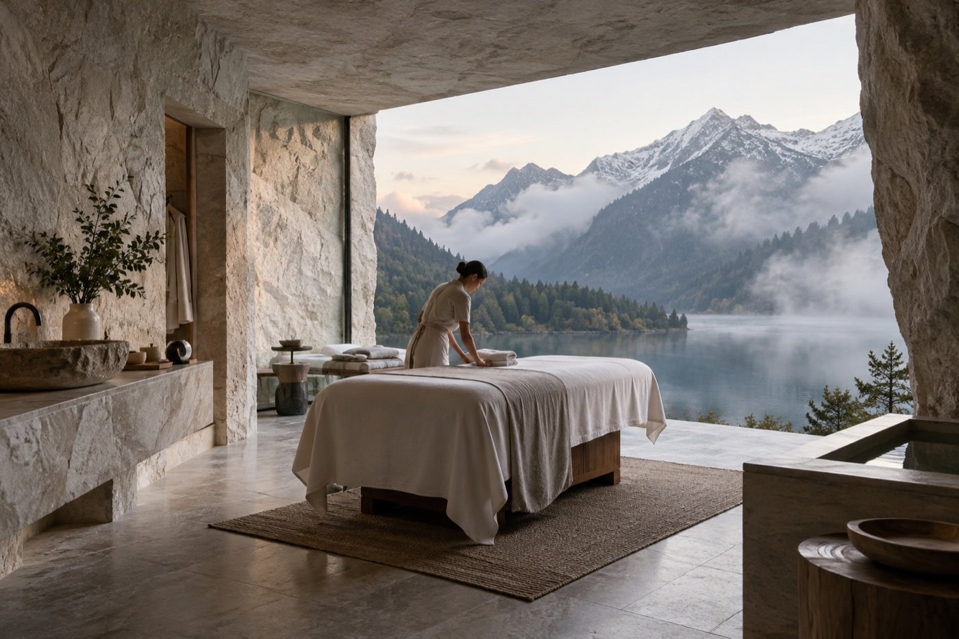 Spas and restorative settings arranged by Maison Silaïa