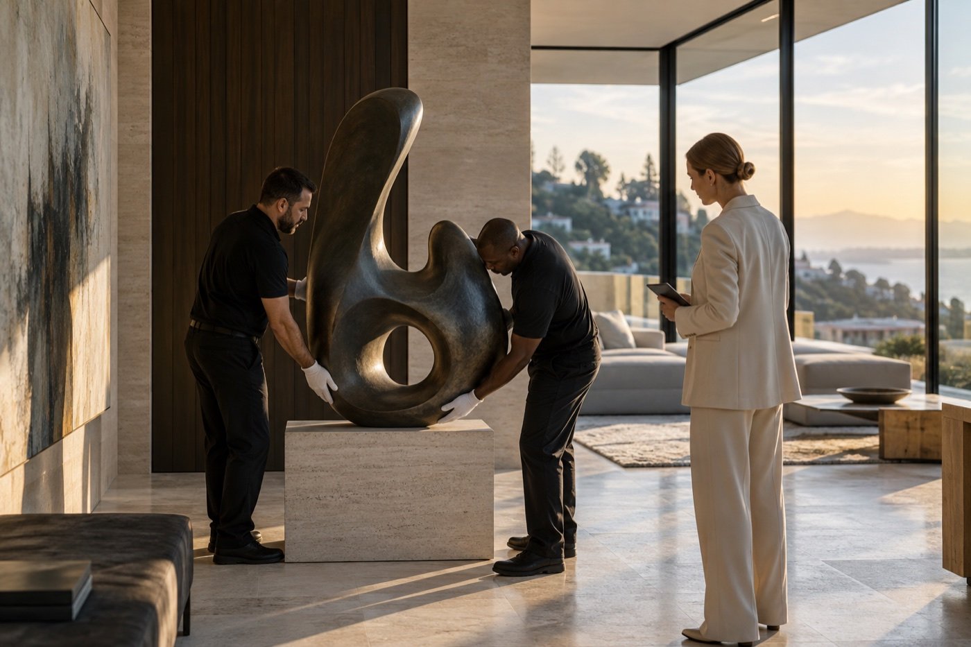 Delivery and installation arranged by Maison Silaïa